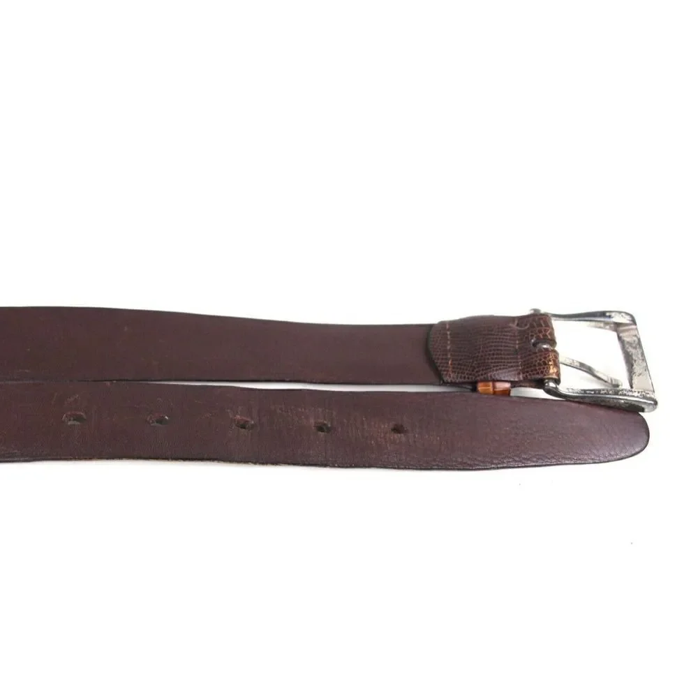 Bill Adler BROWN GENUINE LEATHER 1 1/8